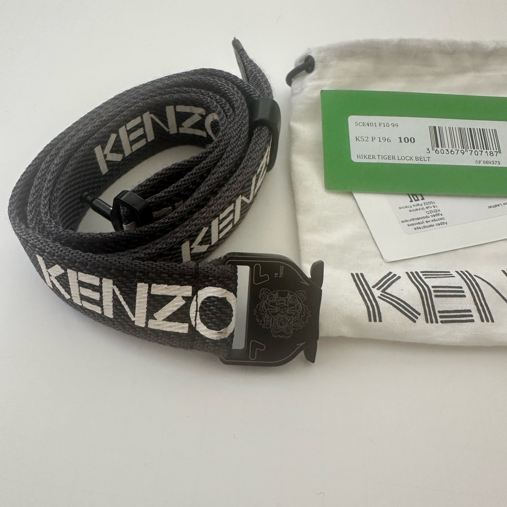Kenzo hiker tiger lock belt
